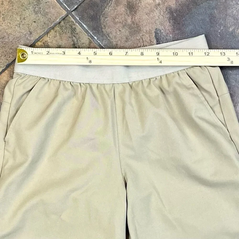 Xersion Girl’s Kahki Colored Quick Dry Athletic Shorts Medium 10/12